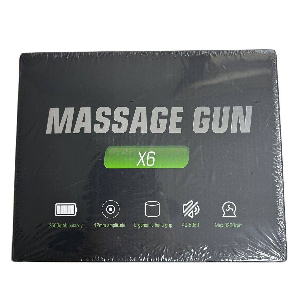 RAEMAO Massage Gun, Muscle with High-tech Brushless Motor, Attaching 15 PCS- NEW